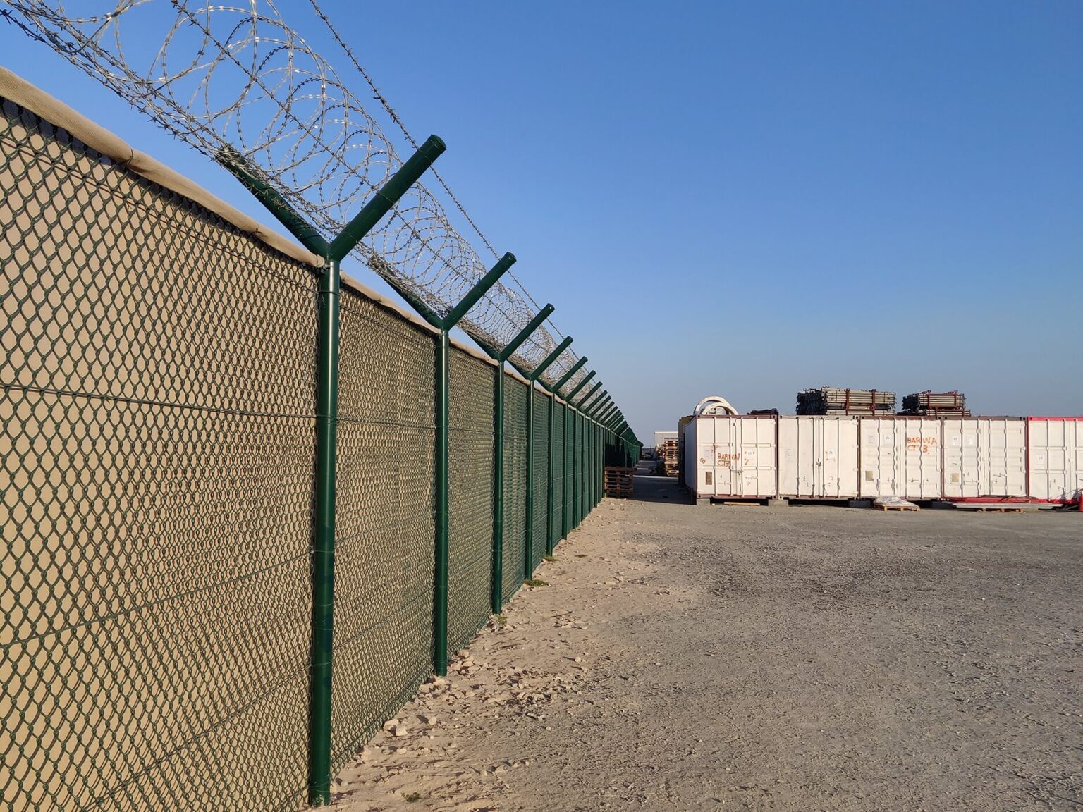 Temporary Fence System - Ambitions Metal Products LLC - Gabions ...